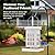MrCrafts Solar Bird Feeder - Solar Garden Decor - Metal White Phone Booth Bird Feeder - Unique Gifts for Christmas Birthday - Outdoor Solar Lantern Lights