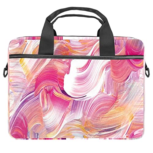 Sacoche PC portable 13 pouces pour vos trajets urbains design abstrait rose