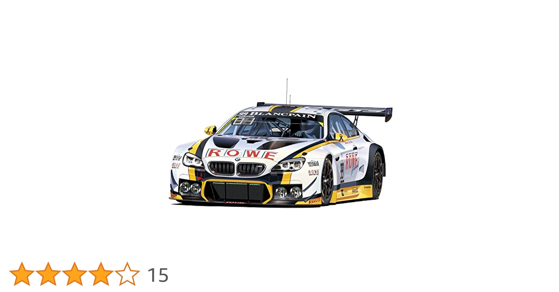 BMW M6 GT3 2016 スパ24時間優勝車 プラモデル BMW M6 GT3 2016 スパ24時間優勝車 プラモデル 1/24 BMW M6 GT3 2016
