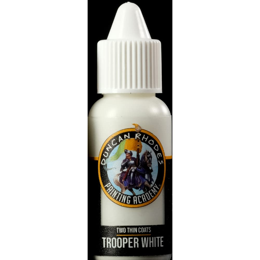 Two Thin Coats Trooper White 15ml Paint Duncan Rhodes Painting Academy