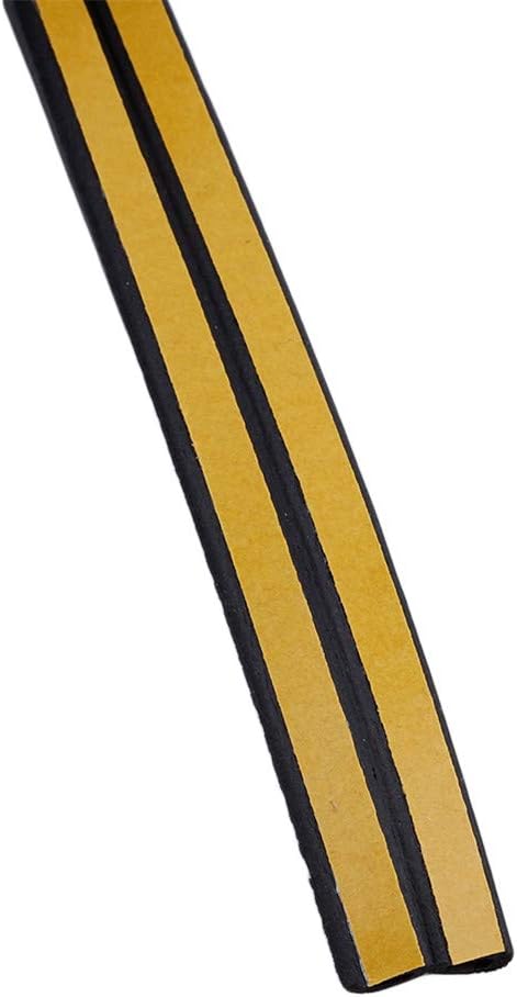 Sevenfly Keeping Fun Indoor Weather Stripping,Self Adhesive Foam Window Seal Strip for Doors and Windows Soundproofing Weatherstrip Gap Blocker(Black)