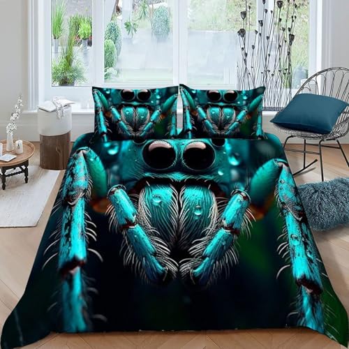 Parure de lit Araignée 260x220cm pour décorer une chambre de garçon moderne
