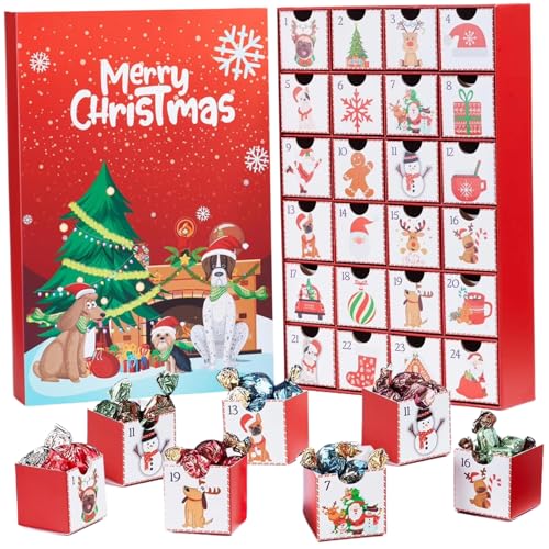 Calendrier de l'Avent en bois durable de Noël 2024, décoration artisanale réutilisable