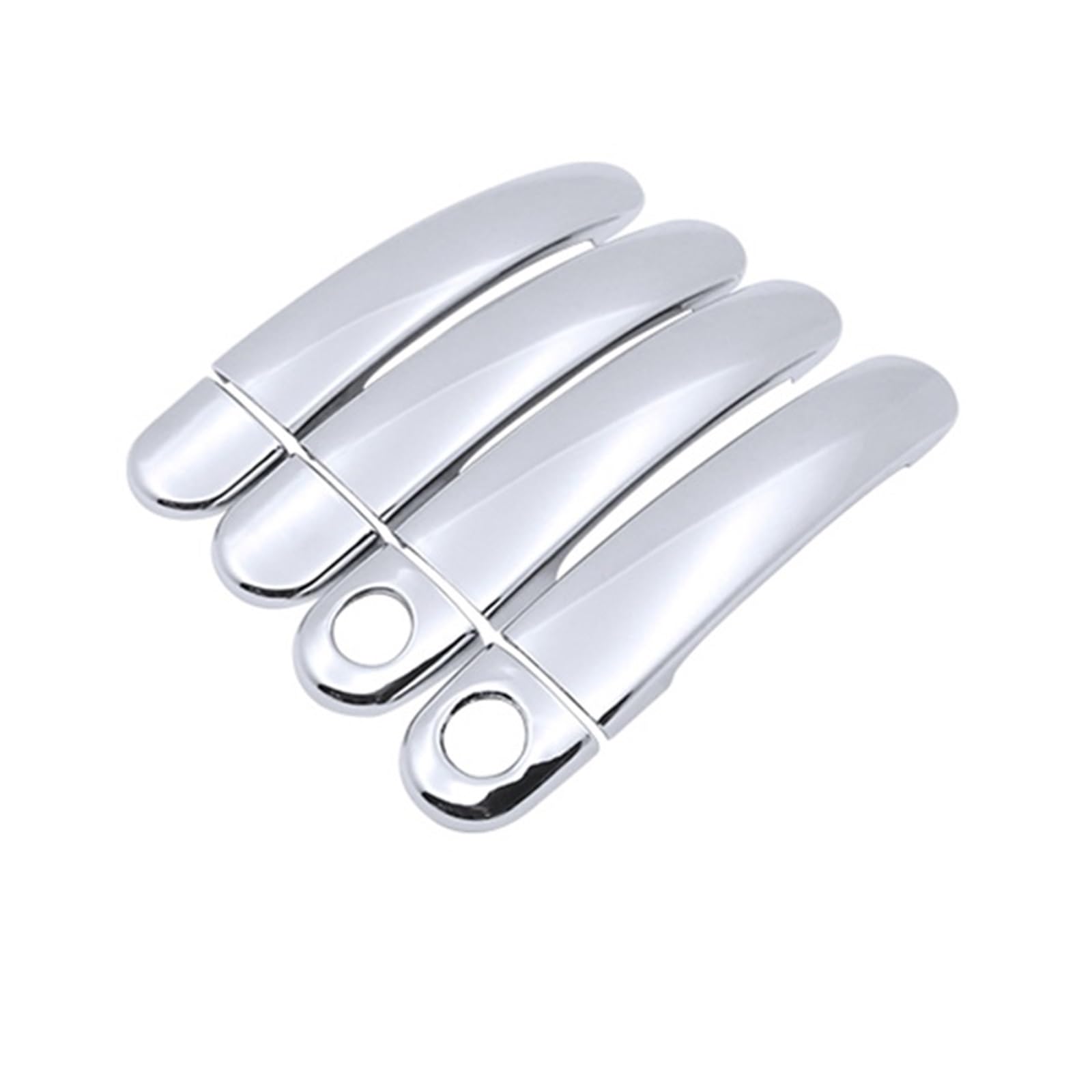 Drezzo 4Door 2 Keyholes Car Exterior Door Handle A2 8Z 1999-2005 Car Exterior Door Handle Cover Stickers Trim Set(4Door 2 Keyholes)