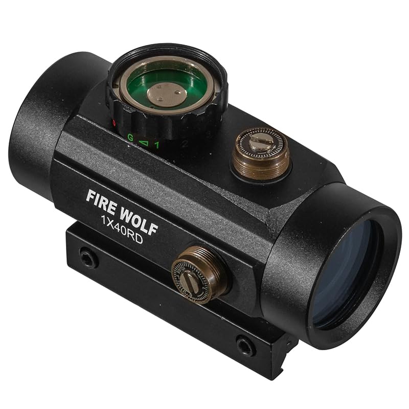 FIRE WOLF Hunting Holographic 1 x 40mm Airsoft Red Green Dot Sight