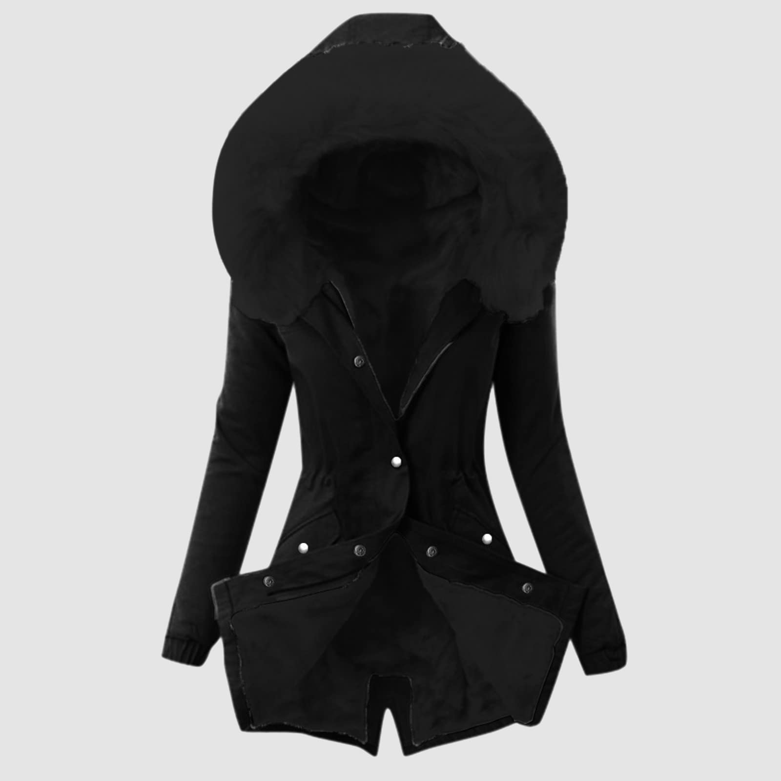 Piumino da donna con cappuccio termico invernale | Cappotto casual ispessito con comoda imbottitura strato caldo per viaggi invernali pendolari e uso quotidiano