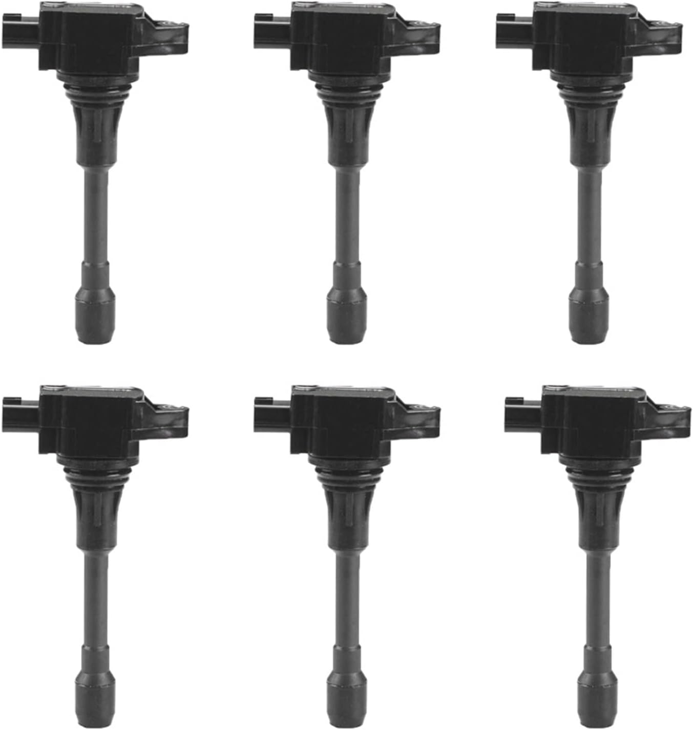 Ignition Coil Ignition System 6 Pcs Compatible with Nissan Altima Infiniti Maxima Murano Infiniti Q50 Q70 G37 EX35 G25 22448JA10A,22448JA10C