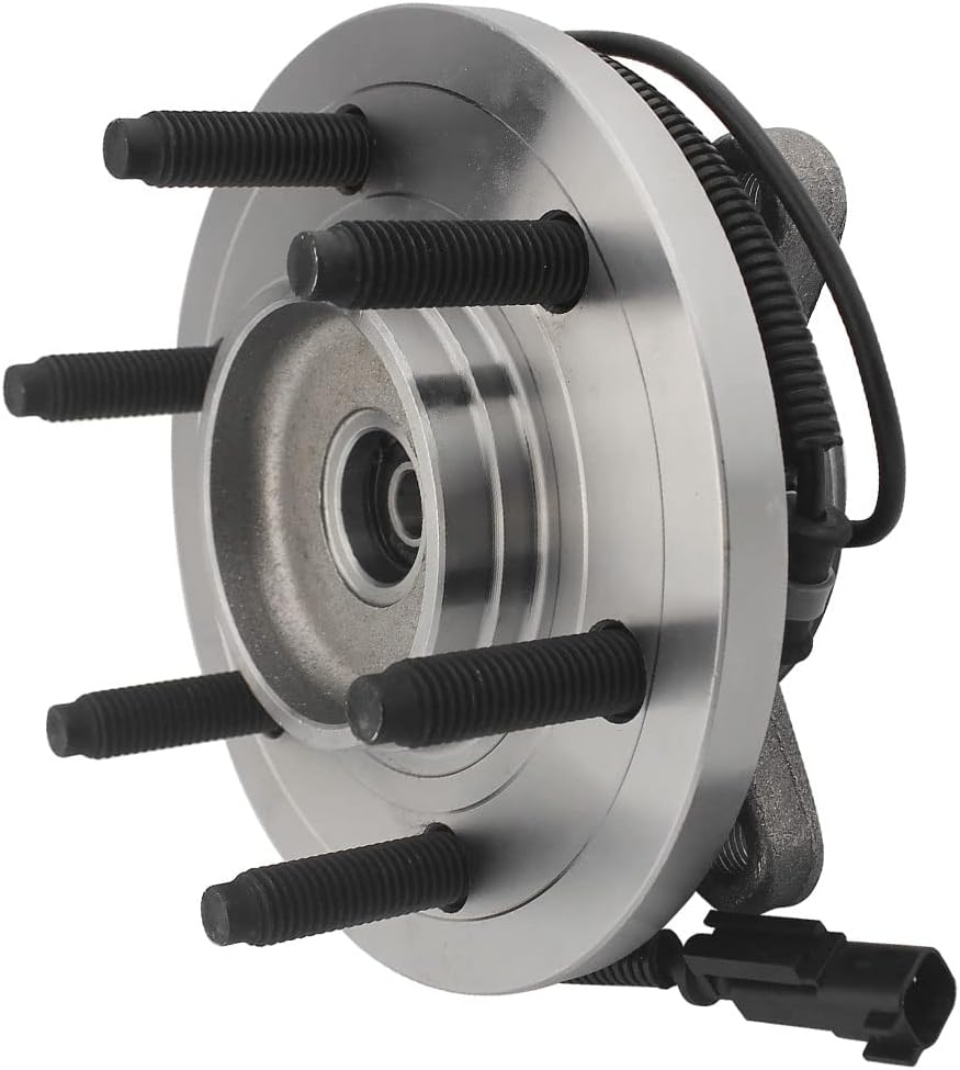 515142 4WD Front Wheel Bearing Hub Assembly 6 Lugs Compatible with 11-14 Ford Expedition, 11-14 Ford F150, 11-14 Lincoln Navigator Hub Bearing Assembly w/ABS 2 Pack