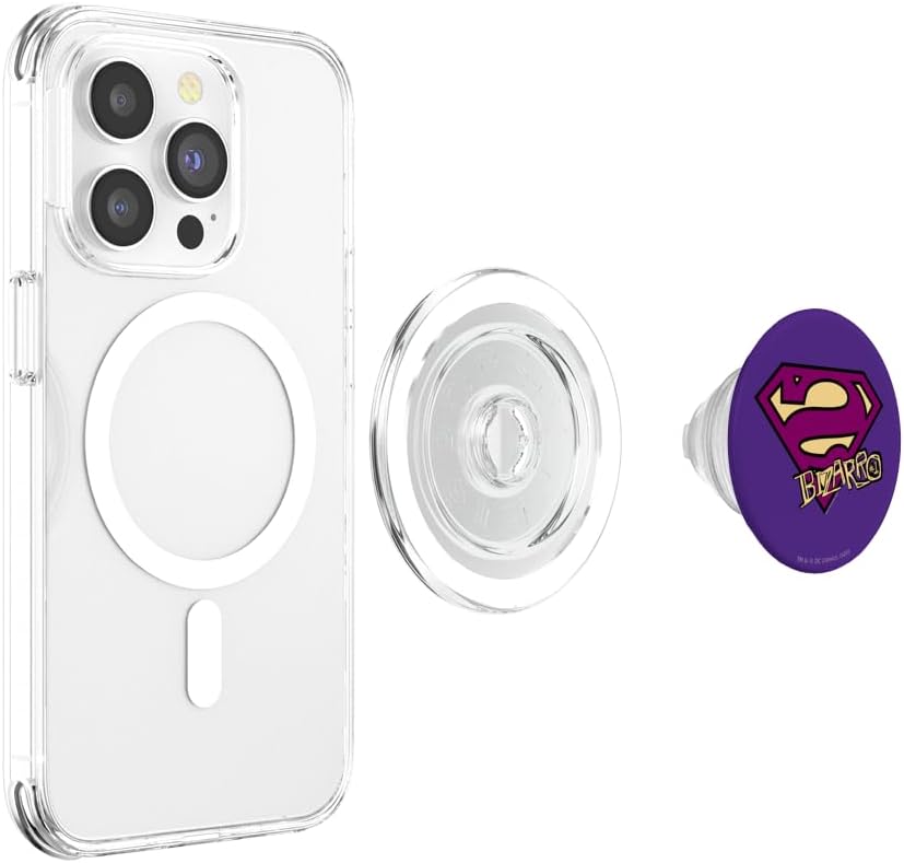 Superman Bizarro Shield PopSockets MagSafe PopGrip for iPhone