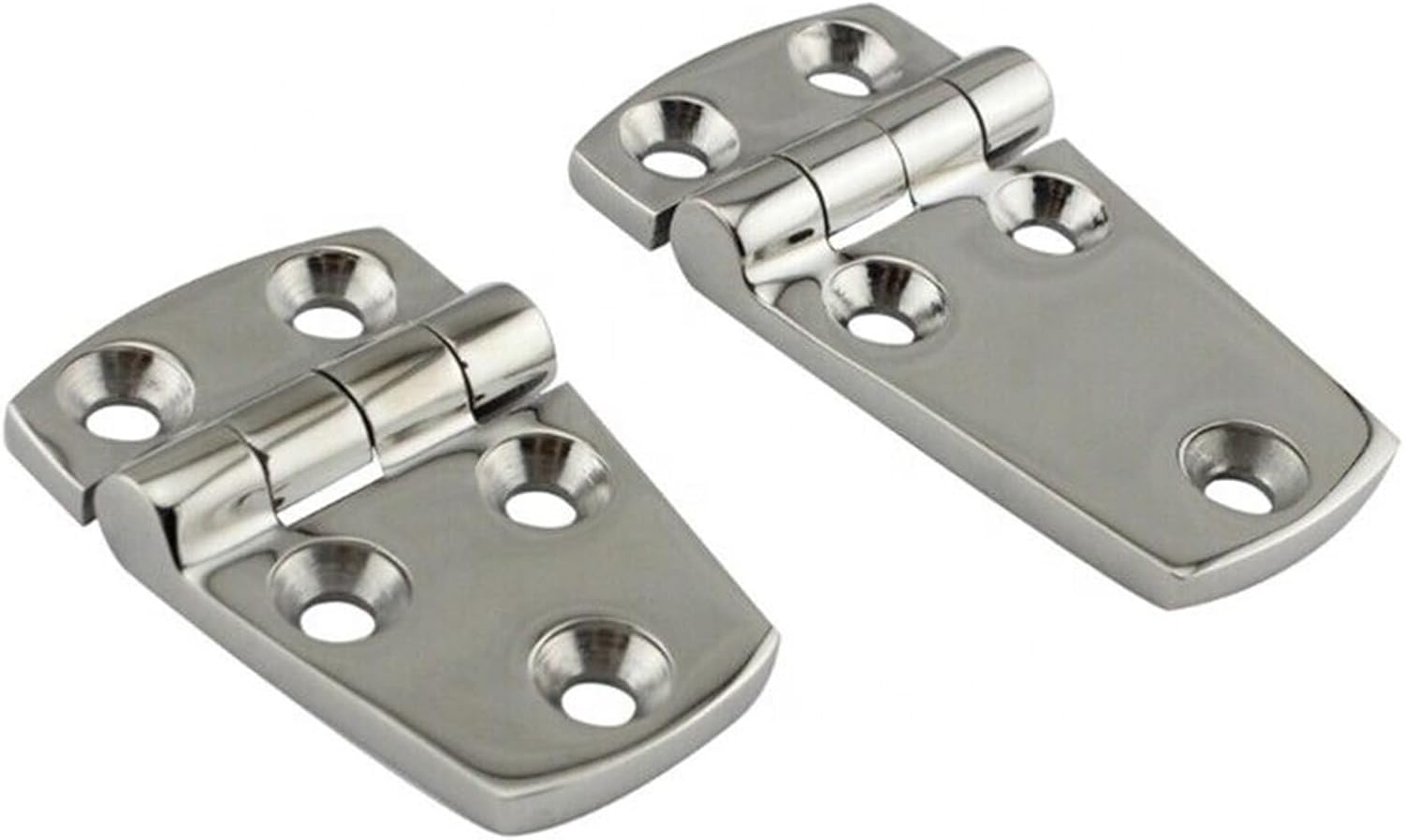 Marine Stainless Steel 316 38 * 57mm Boat Cabinet Hatch Yacht Door Strap Hinge 1Pcs