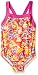 Speedo Big Girls' Solid Infinity Splice One Piece Swimsuit - Orange Hearts (8)