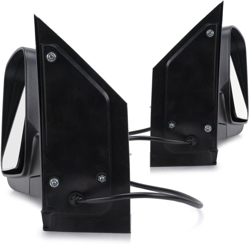 For Chevy Express 1500 Door Mirror 2003 04 05 06 2007 Pair Driver and Passenger Side Textured Power Heated GM1320283