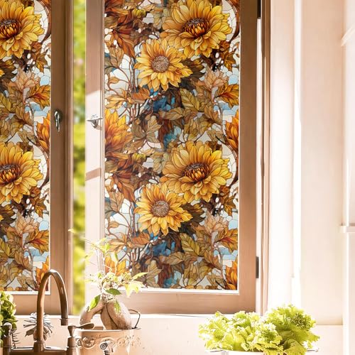 Vinilo decorativo para ventana 40x300 cm color vidriera