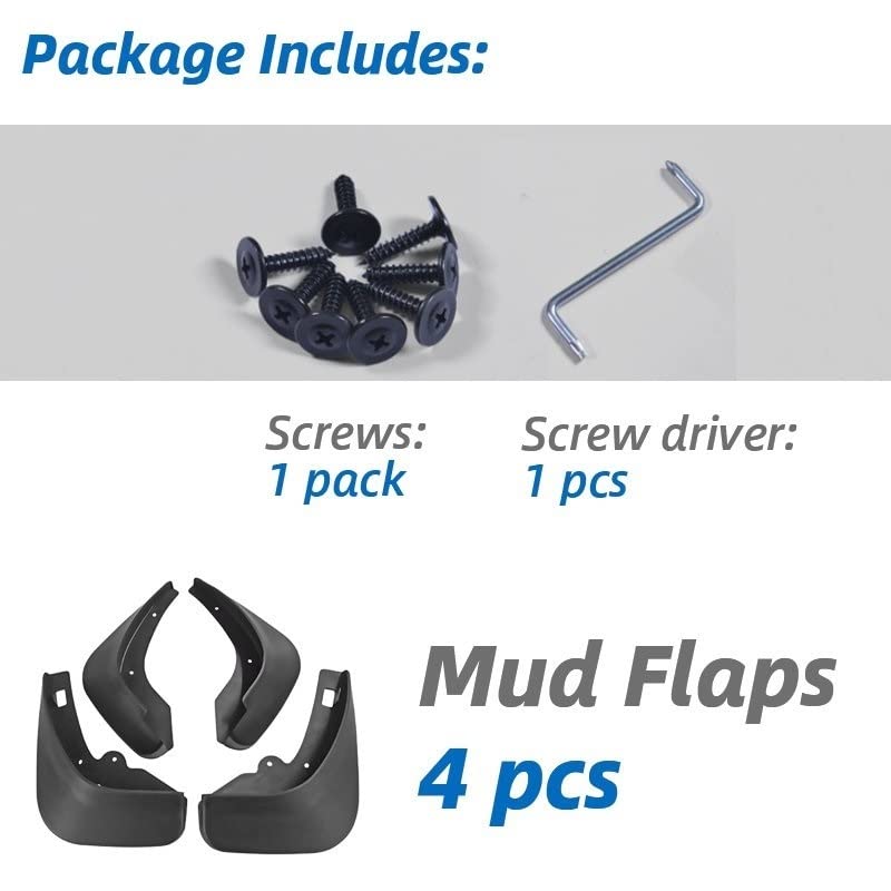 Garde-boue pour Ford Focus 2 MK2 avant et arrière protection berline 2005-2011 - 4