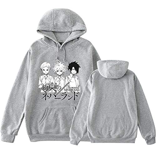 Novo moletom com capuz The Promised Neverland Emma Norman Ray Cosplay Anime pulôver moletom com capu
