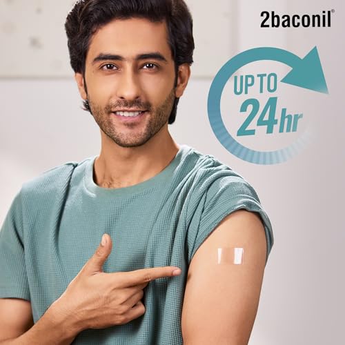 Image of Rusan 2baconil Nicotine Transdermal Patch 21mg Step 1 | 14 Patches (2x7 Pack) | Quit Smoking & Chewing Tobacco /Ghutka | Nicotine Replacement Therapy