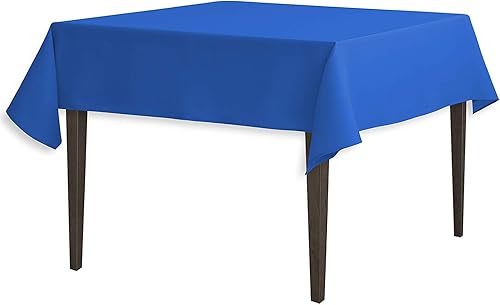 AK TRADING CO. Mantel cuadrado de poliéster de 54 x 54 pulgadas, perfecto para cualquier ocasión como fiestas, bodas, decoración de bufé, uso en