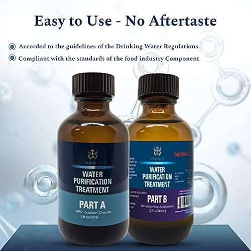 Oneness Labs Water Purification Kit Classic 1:1 Set 120ml Sodium Solution 22.4% (28%*) : HCl 4% - Image 3