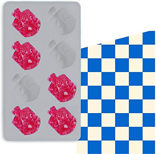 Molde de Silicona Hanukkah para Cubos de Hielo, Pack de 2 miniatura 3