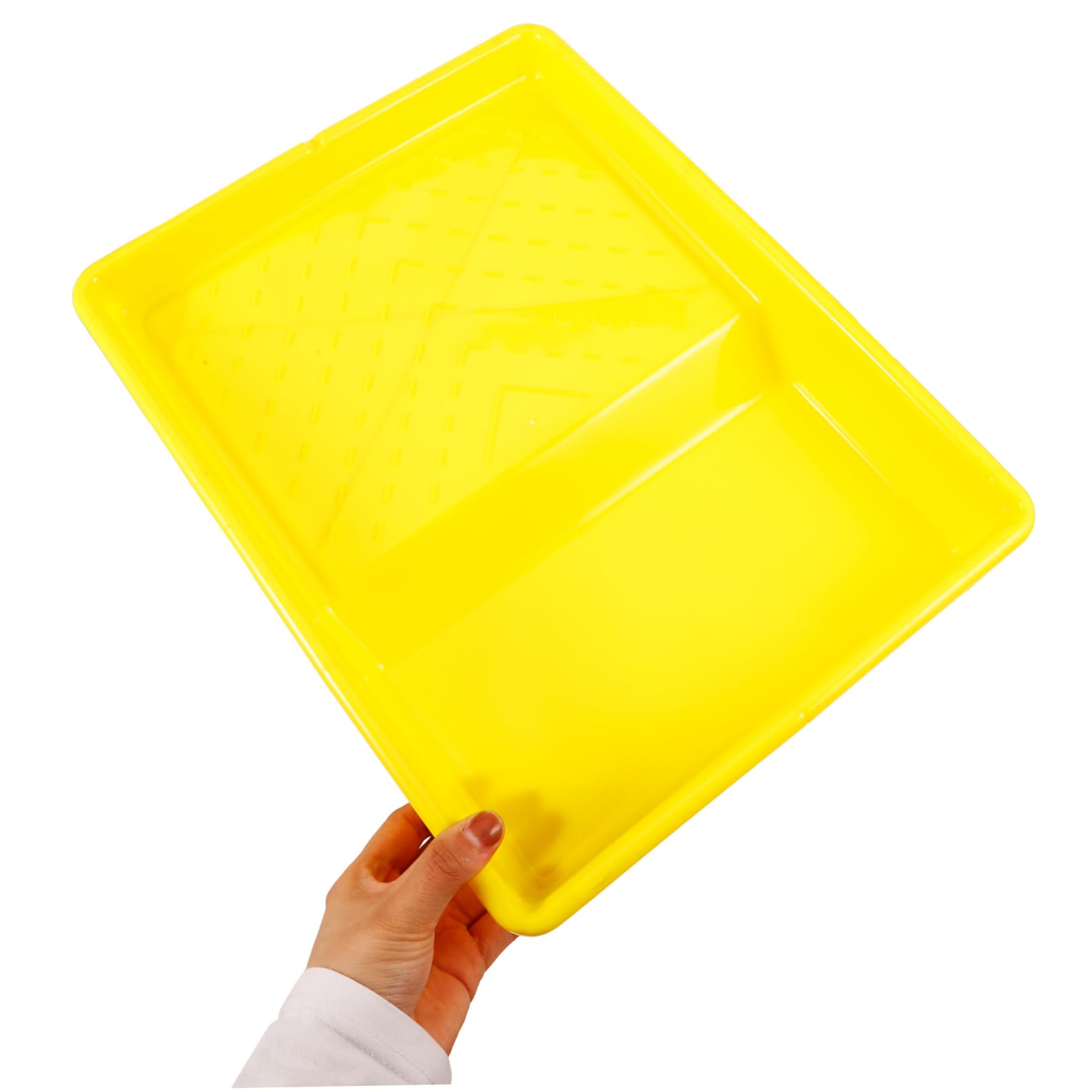 Holibanna Paint Storage Container Roller Brush Paint Tray Easy Cleaning Rounded Corners Wide Application for Boys and Girls Craftsman