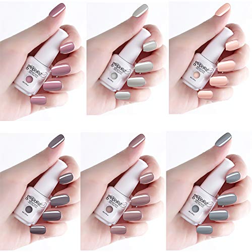 Vishine UV LED Nail Lamp Gel Nail Kit, Upgraded 40W Gel Nail Polish LED UV Light 6 Colors Gel Base Top Coat Professional Nail Art Tools Accessories - Thumbnail 4