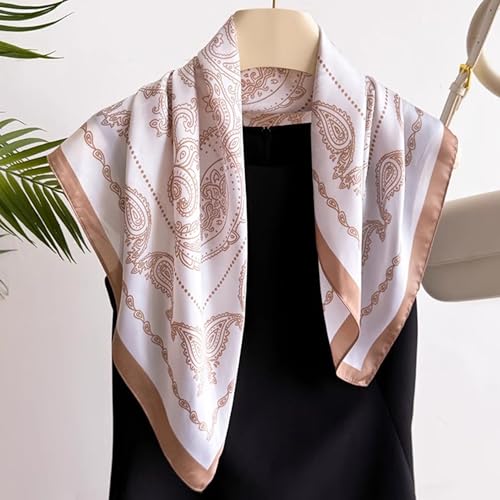 Square Hair Scarf for Women Head Wrap Lightweight Accessory for Sleep Travel Daily Outfit Styling4