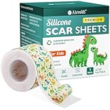 Silicone Scar Sheets for Kids Scars: Dinosaurs Silicone Scar Tape (1.6