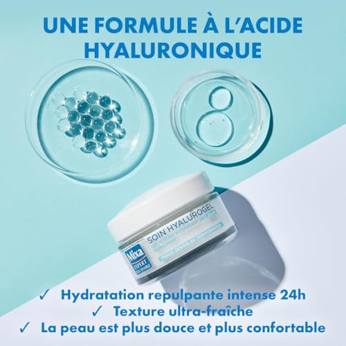 Crème Visage Gel Hydratant Intensif Peau Sensible Mixa Le Pot De 50ml - vue 4