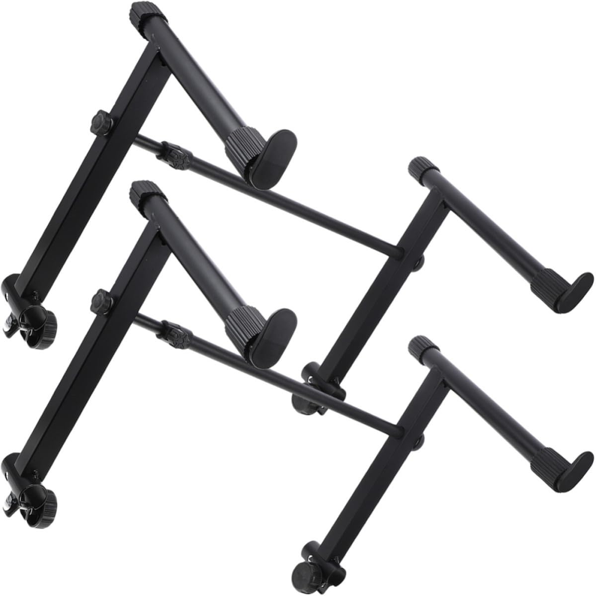 Garneck 2 Ensembles Support de Clavier Électronique Rehaussé, Double