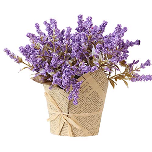 Lovskoo Fake Plants Flower Pot Minimalist Home Decor Artificial Flowers Centerpiece Table Decorations Preserved Flowers Vase Filler For Bedroom, Kitchen, Party, Green Ornaments Gift For Women #TOP24