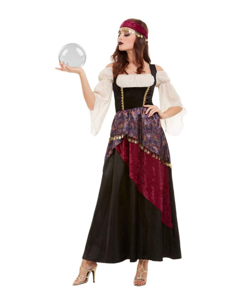 Horror-Shop Fortune Teller Signore Costume Deluxe L