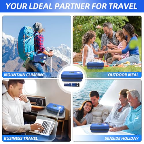 Rgfqe 24H Insulin Cooler Travel Case - Tsa Approved Refrigerated Diabetic Medicine Travel Case With Temperature Display thumb #6