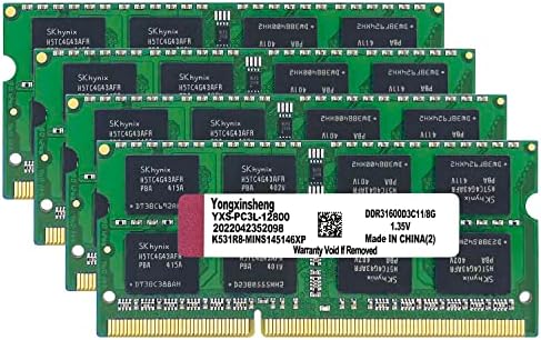 DDR3L/DDR3 8GB Laptopa RAM 1600MHz PC3L-12800/PC3-12800 Pamięci Notebooka Komputera SODIMM Non-ECC Unbuffered 1,35V/1,5V 2Rx8 Dual Rank 204 Pin CL11 Laptop Memory Upgrade Module (Niebieski)
