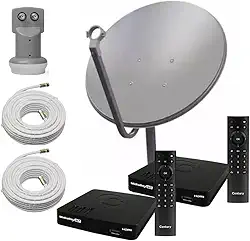 Kit Receptor Digital Bandaku Fullhd B7 Century C/Lnbf Duplo