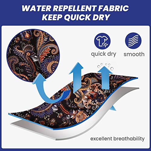 MaaMgic Costume da Bagno Corti Uomo Stile Retro