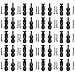 Sun YOBA 20 Pairs MC4 Cable Connectors Male/Female Safety Seal Ring Waterproof Solar Panel Cable Connectors Black