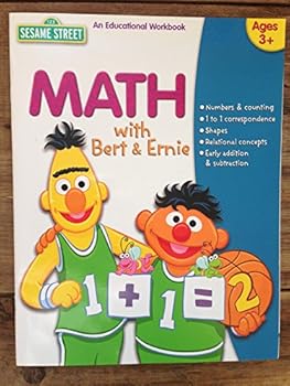 Paperback Math with Bert and Ernie Book