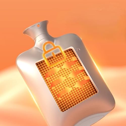 Mbeta Cute Faux Fur Plush Hot Water Bottle With Fleece Cover, Hot Water Bag Cute Faux Fur Cover, Feet Bed Warmer For Neck, Cramps, Shoulders Pain Relief Cold Winter Supplies Gifts For Girls (Brown) ( #TOP5