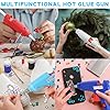 Zhengmy 12 Pieces Mini Hot Glue Gun Crafts Hot Melt Guns Fast Preheating and Easy Squeeze Trigger for School DIY Arts Class Projects Office Home Quick Repairs (Multicolored) #4