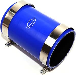 HPS High Temp 1.75" ID X 6" Long 4-ply Reinforced Silicone Hump Coupler Hose Blue 45mm Id X 152mm Length
