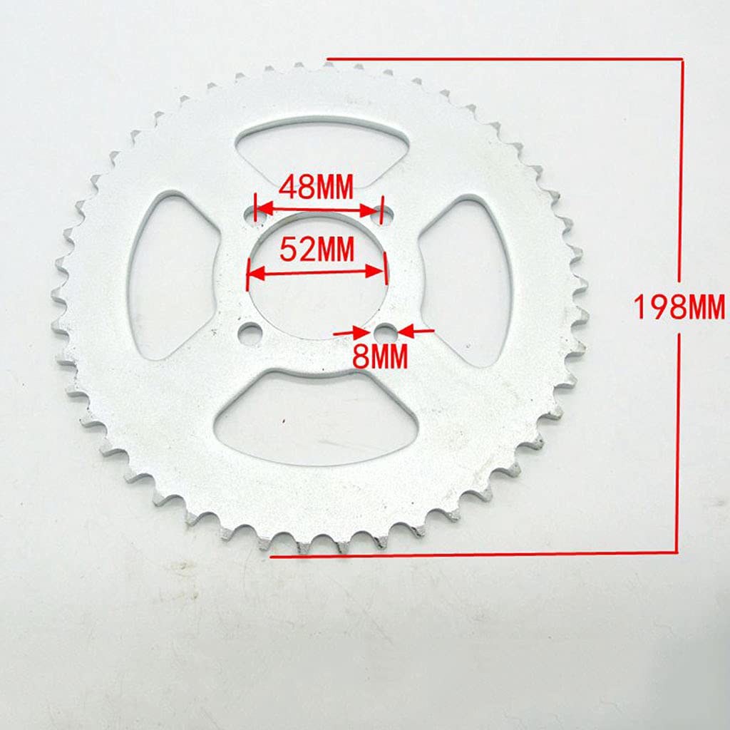 Motorcycle Sprocket Gear Accessories 52mm 420-48T Universal Chain Sprocket for ATV Quad Bike Buggy Go Kart Motorcycle