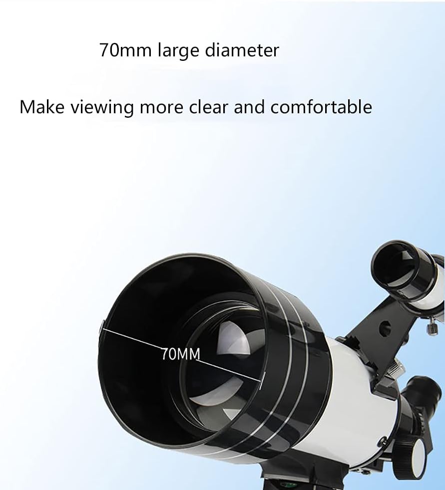 Bird Watching Telescope for Kids Beginners Adults 70mm Astronomy Refractor Telescope Portable with Carry Bag Phone Adapter Tripod Telescope