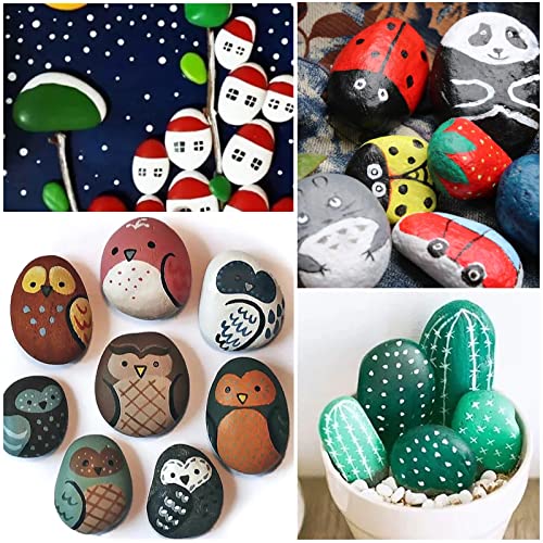 Bigotters Black Painting Rocks, 20 Painting Rocks Dark Rocks For Painting Kindness Rocks Range From About 1 To 2 Inches, Hand Picked For Painting Rocks #TOP4