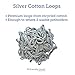 Harrisville Designs Friendly Loom Potholder Cotton Loops 10 Inch Pro Size Loops Make 2 Potholders, Weaving Crafts for Kids and Adults-Silver