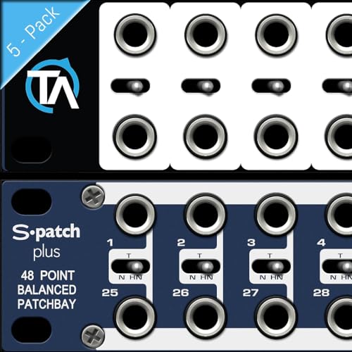 Trace Audio Write-Your-Own Patchbay Label Compatible with Samson S-Patch Plus Patchbays (5-Pack)