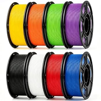 UGUESS PETG 3D Printer Filament, Multi‑Color Filament Bundle 250g*8