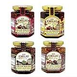 DON EMILIO Spicy Chili Crisp - Salsa Macha Mild & Hot (4 Flavors, 9 oz jars) | Chile de Árbol, Chile Morita, Peanut & Seeds, Spicy Garlic Chili Oil – Made in Mexico