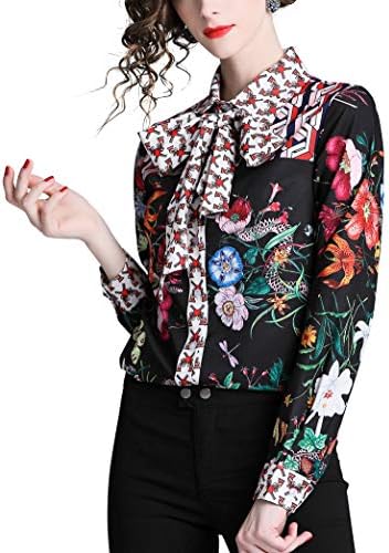 SANHION Casual Print Shirts for Women's 
