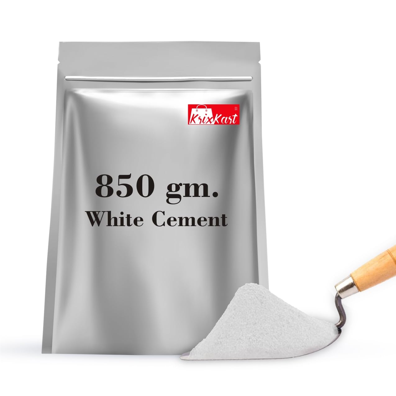 KRIXKART - White Cement Multi-Purpose Cement for Home Filling, Crafting, and Repairs Kitchen Sink & Wall Cracks, Bathroom Tile Gaps Sealant.Best for Wet & Damp areas - Universal Adhesive (850, Grams) (B0DH9NNF88) Amazon Price History, Amazon Price Tracker