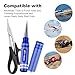 Hobbypark 0-14mm Hole Puncher Reamer w/Sleeve and Curved Scissors Set Universal Tool for RC Car Body Shell Lexan Plastic (with Blue Reamer)